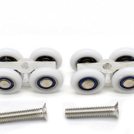 Set of 2 rollers for sliding glass doors.