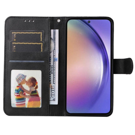 Compatible with Samsung A55 5G Wallet Case PU Leather Black with Card Slots Samsung.