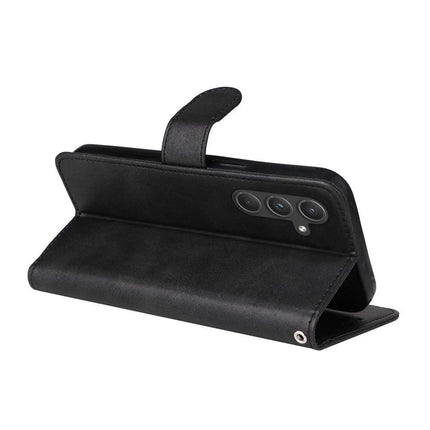 Compatible with Samsung A55 5G Wallet Case PU Leather Black with Card Slots Samsung.