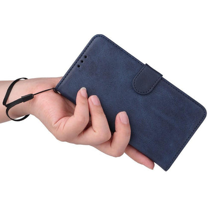 SKALO Compatible with Samsung A55 5G Wallet Case Samsung PU Leather Cover Blue.