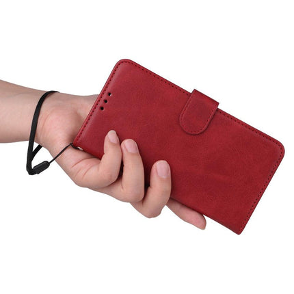 Compatible with Samsung A55 5G PU Leather Wallet Case Samsung, Red.