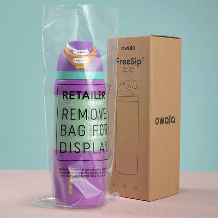 Large 710ml Off-White Thermos Bottle for Adventure Black and White.