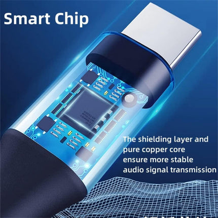 USB C \u0026 Lightning to 3.5mm Aux Audio Adapter Cable Braided Nylon.