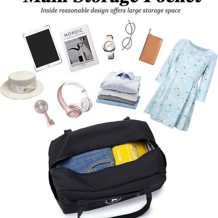 Cabin Bag 40x20x25cm for Ryanair Approved Size Foldable Bag Travel Bag Under Seat Luggage Holder-Xin.