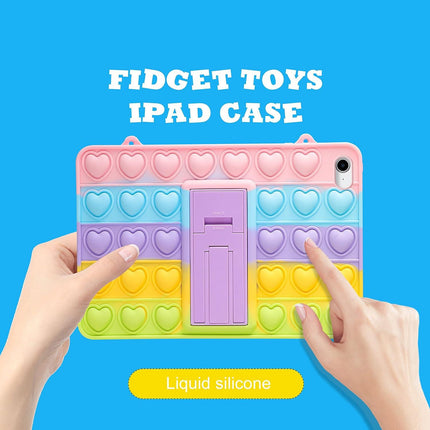 Case for iPad Air 2/iPad 6/ Pro 9.7\" Cartoon Funny Kawaii Cute Silicone Fun Cover Stylish Fashion Unique Design Fidget for Kids Case.