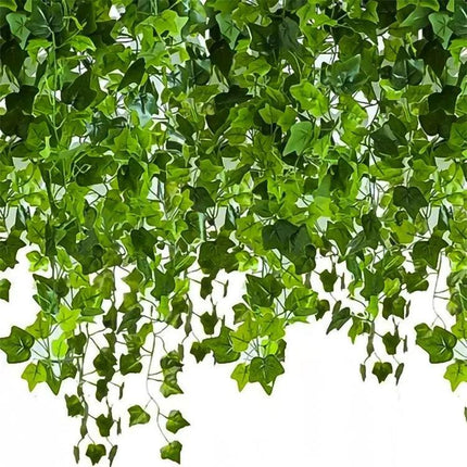 25 meters Ivy garland / Leaf garland - 2 m long Green.