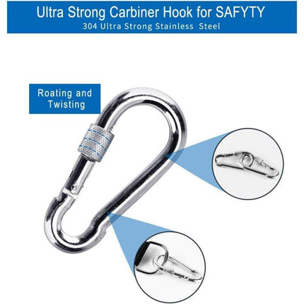 Swing Bracket Hammock Attachment Set for Hanging Chair Oral-B Philips Samsung Max 200Compatible with kg Tear-Resistant Polyester with 2 Protective Pads.