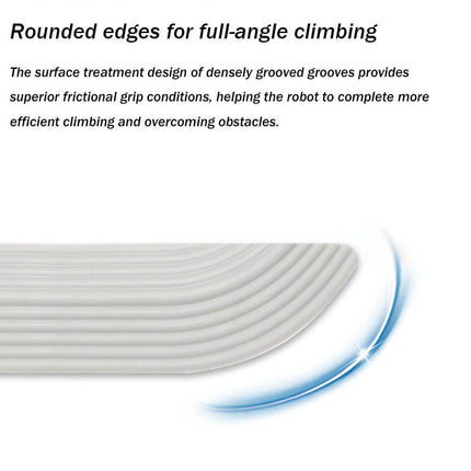 Threshold strip for robot vacuum cleaner beige.