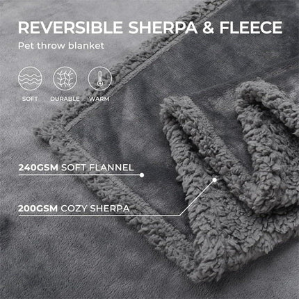 The Waterproof Blanket, Snuggle Blanket for Sofa Bed Couch, Waterproof Pet Blanket for Dog and Cat, 100% Leak Proof Waterproof Fully Pee Proof Brown Brown L:145*165CM.