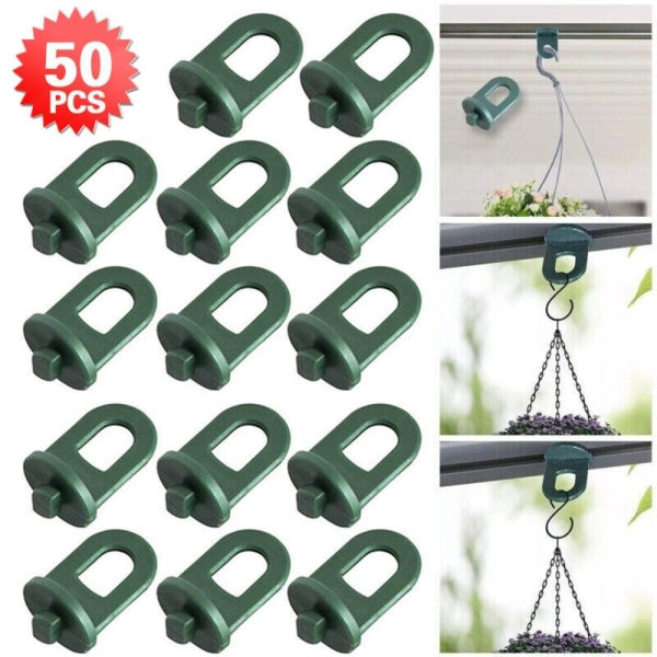 Greenhouse Hanging Clamps 50pcs Plant Crop Clips Hooks for Greenhouse Gardening.