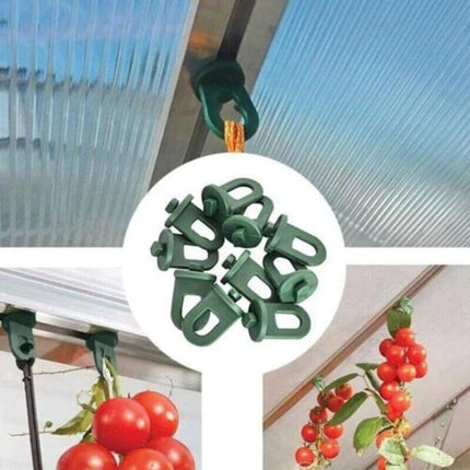 Greenhouse Hanging Clamps 50pcs Plant Crop Clips Hooks for Greenhouse Gardening.