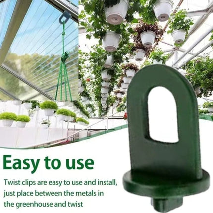 Greenhouse Hanging Clamps 50pcs Plant Crop Clips Hooks for Greenhouse Gardening.