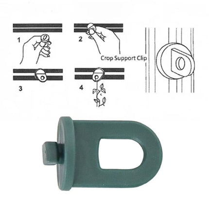 Greenhouse Hanging Clamps 50pcs Plant Crop Clips Hooks for Greenhouse Gardening.