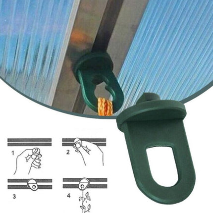 Greenhouse Hanging Clamps 50pcs Plant Crop Clips Hooks for Greenhouse Gardening.