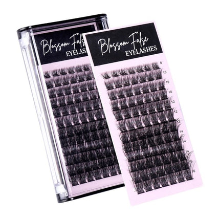DIY Eyelash Extension Individual Cluster False Eyelashes.