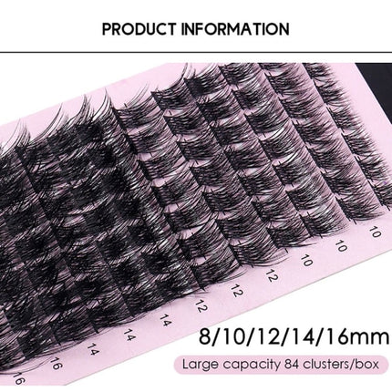 DIY Eyelash Extension Individual Cluster False Eyelashes.