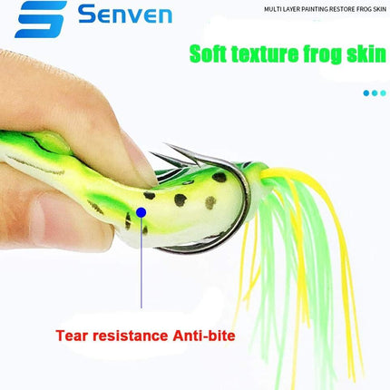 5 pcs Crank Frog Frog, Soft Fishing Lure 3D Eye Frog Lure and,ZQKLA.