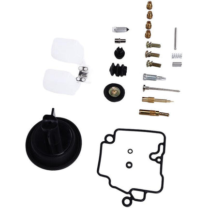 Carburetor Repair Kit for KT CVK24 with Acceleration Pump – 25-Piece Set Including Nozzle, Needle, and Injector.