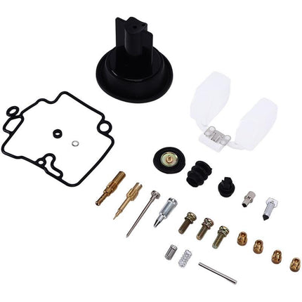 Carburetor Repair Kit for KT CVK24 with Acceleration Pump – 25-Piece Set Including Nozzle, Needle, and Injector.