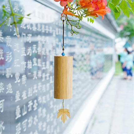 Chakra Wind Chime Meditation Game Outdoor Use Bamboo Sound.