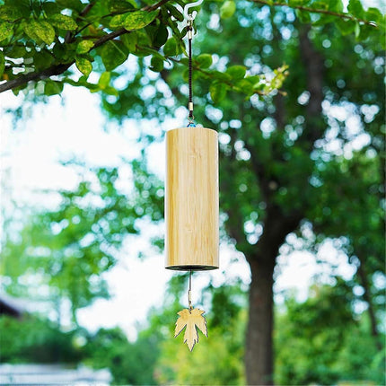 Chakra Wind Chime Meditation Game Outdoor Use Bamboo Sound.