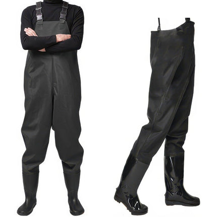 Fishing Waders Black Size 45.