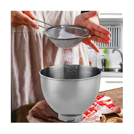 304 Stainless Steel Bowl Compatible with KitchenAid Classic and Artisan 4.5-5 QT Tilt-Head Mixers 5 Quart.