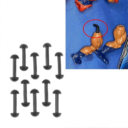 Replacement Rubber Band Leg Connectors Clips For Motu Vintage Figures.