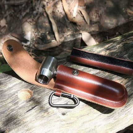 Hand Drill for Woodworking with Leather Case Compatible with Bushcraft Settlers Tools Outdoor Woodworking Drill for Holes and Plugs.