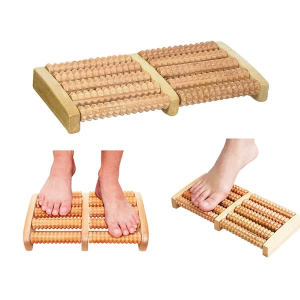 Wooden Foot Massage Roller Foot Massager.