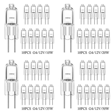 10 pcs Halogen Bulbs Capsule Lamps Lamps Lights G4-12V-35W.