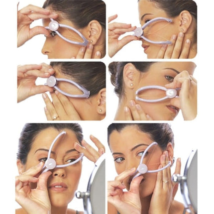 Beauty Tool White Facial Threading Hair Remover.