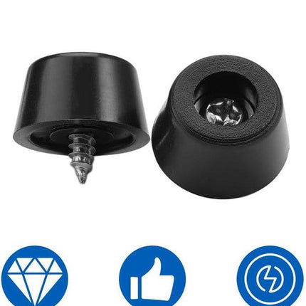 Rubber Feet for Cutting Boards Compatible with Multiple Brands 50 Pieces with Stainless Steel Screws Anti-Slip Buffer.