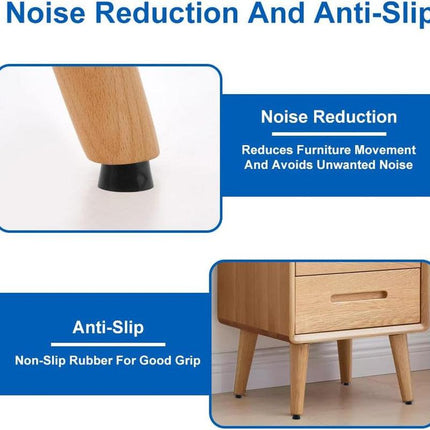Rubber Feet for Cutting Boards Compatible with Multiple Brands 50 Pieces with Stainless Steel Screws Anti-Slip Buffer.