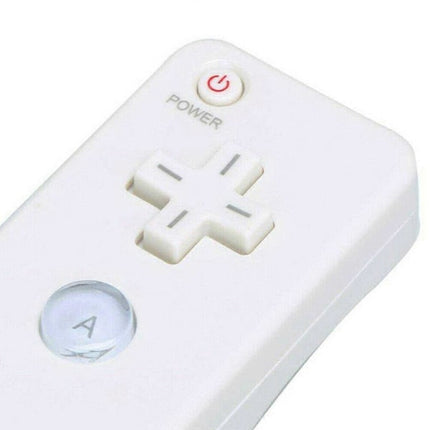 Wii Remote Control Red with Built-in Motion Plus Compatible with Nintendo Wii and Wii U.