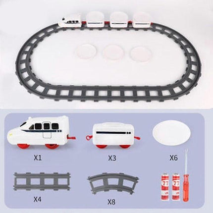 Rotating Sushi Toy Train Set DIY Kids Food Family Party.