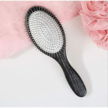 Metal Spike Paddle Brush for Women Men Children Hair Detangling Massage Anti-Static All Hair Types.