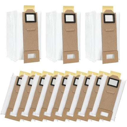 Vacuum Cleaner Bags for Roborock S7 S7 Plus S7 Max T7s T7s Plus, 12 Pack Replacement Compatible with Xin.