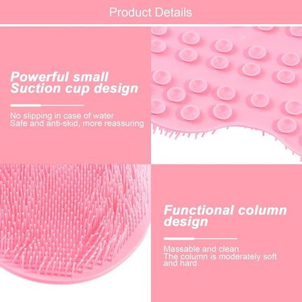 Foot Scrub Brush, Silicone Shower Brush for Cleaning and Massaging Feet.