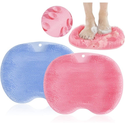 Foot Scrub Brush, Silicone Shower Brush for Cleaning and Massaging Feet.