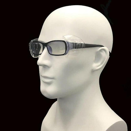 Universal Side Protection Glasses, Non-Slip Safety Glasses, Compatible with Oral-B, 4 Pairs.