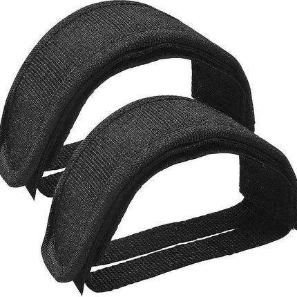 1 Pair Universal Bicycle Pedal Straps, Adjustable Non-Slip Double Adhesive Pedal Toe Clips Nylon Pedal Straps, Bicycle Pedal Accessories.