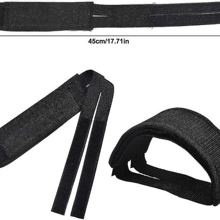 1 Pair Universal Bicycle Pedal Straps, Adjustable Non-Slip Double Adhesive Pedal Toe Clips Nylon Pedal Straps, Bicycle Pedal Accessories.