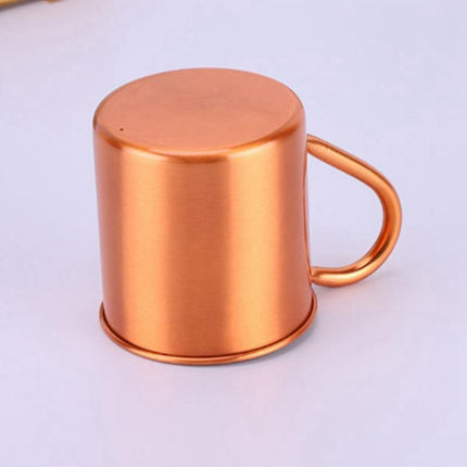 Sports Products Straight Cup Handle Cocktail Cup Pure Copper Mug.
