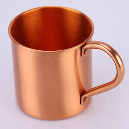 Sports Products Straight Cup Handle Cocktail Cup Pure Copper Mug.