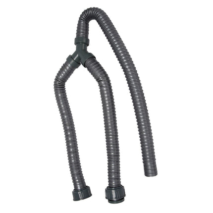 Washing Machine PVC Y-Shaped Drain Hose 1m Pipe Connector.
