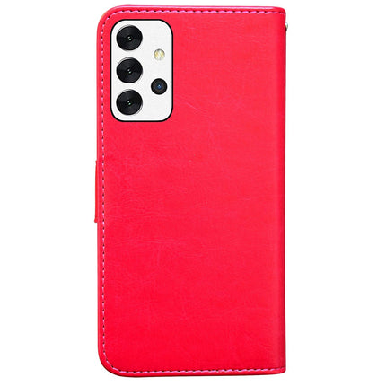 Compatible with Samsung Galaxy A32 5G Leather Case Black Protective Cover.