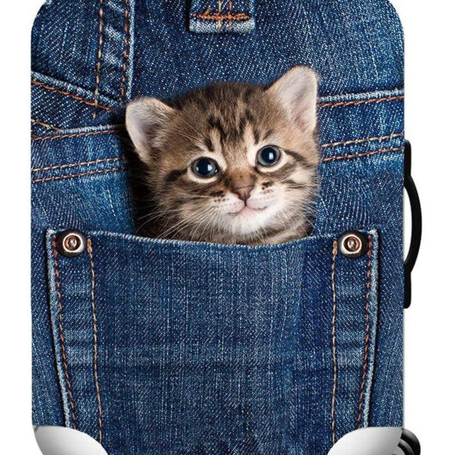 Suitcase Protective Bag Luggage Suitcase Cover Fits 18-32 Inch Suitcases Cat B Cat B XL.