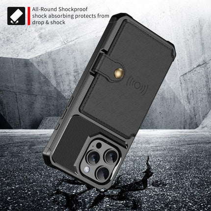 iPhone 16 Pro Case with Card Slot Black 82.