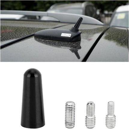Universal Short Car Antenna 3cm Amplified Rod for Car Radio Stereo Compatible with All Vehicles.